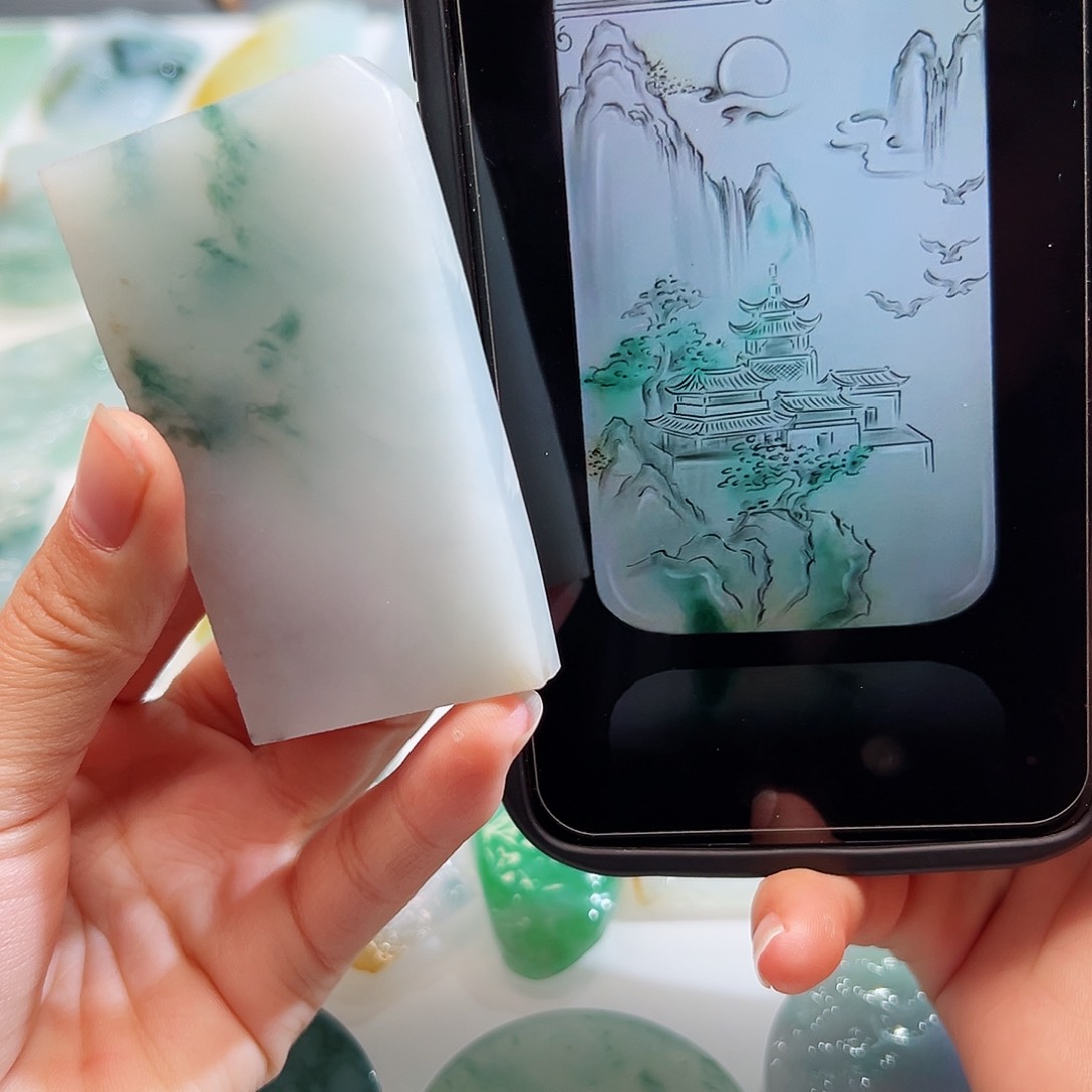 定制翡翠未镶嵌翡翠