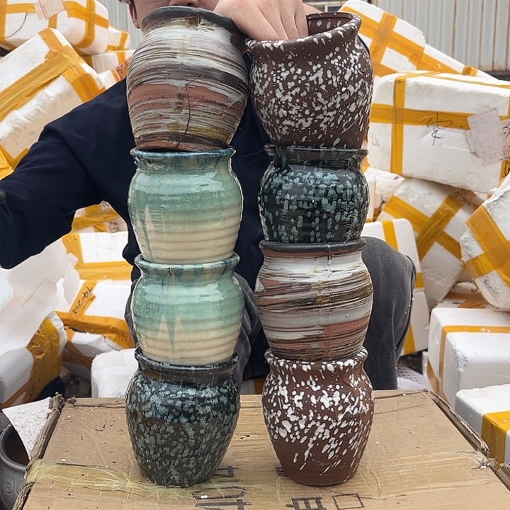 紫砂花盆宜兴紫砂粗陶花盆