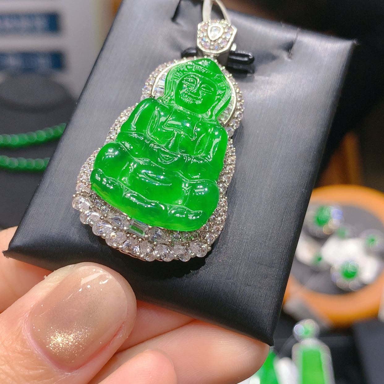 【闪购商品】颈饰未镶嵌翡翠4柒姐