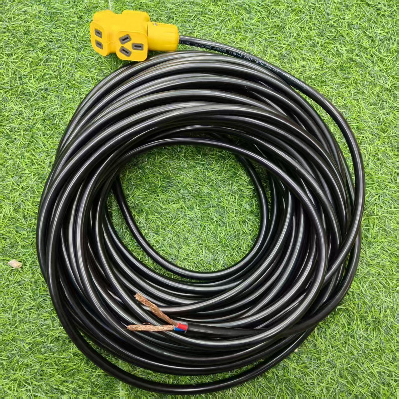 工程电动车充电延长线多功能带线电线四方品质电线插座10米