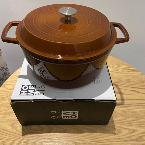 28cm出口加厚珐琅锅搪瓷铸铁锅汤锅炖锅无涂层不粘锅煲汤焖饭锅