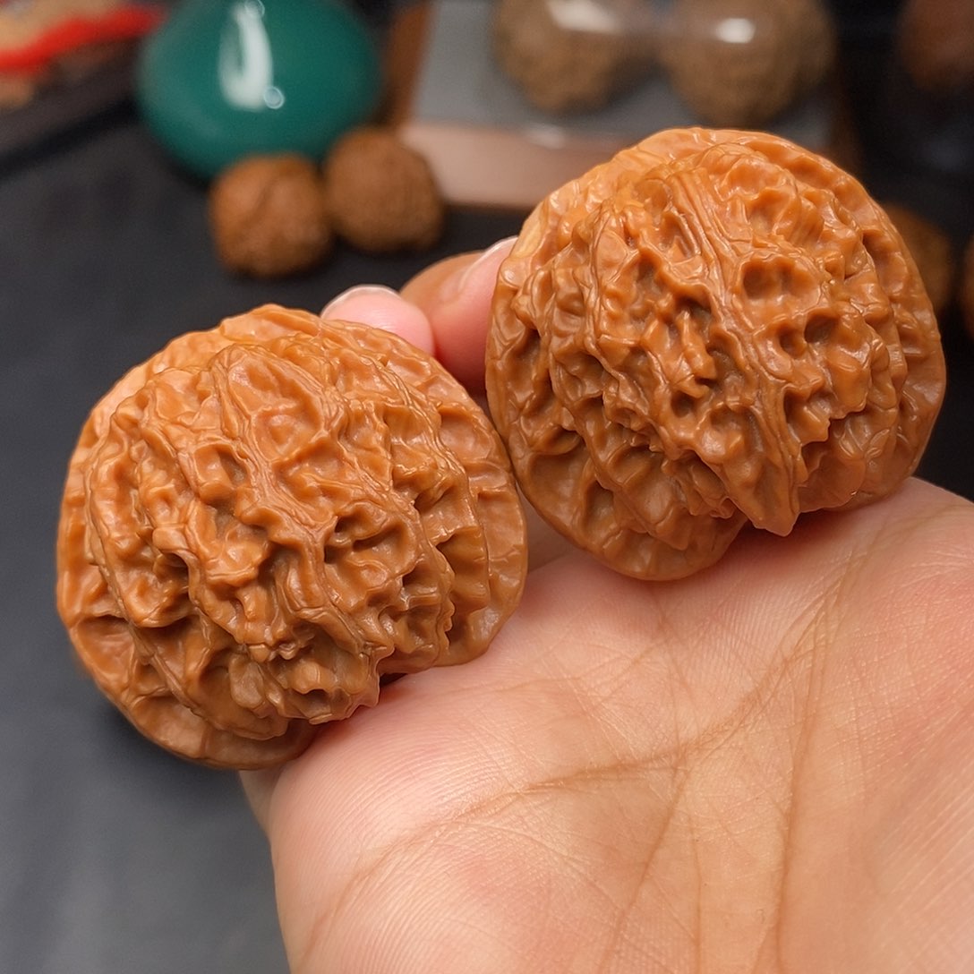 文玩核桃把件苹果全品41