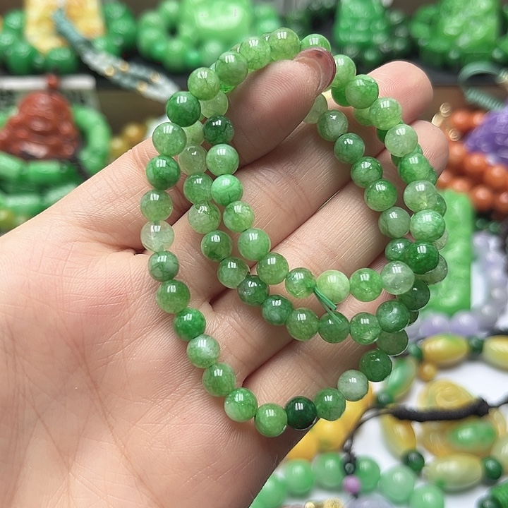 翡翠未镶嵌手链项链20