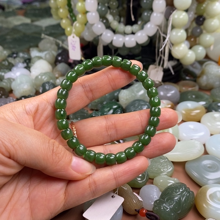 和田玉未镶嵌手链