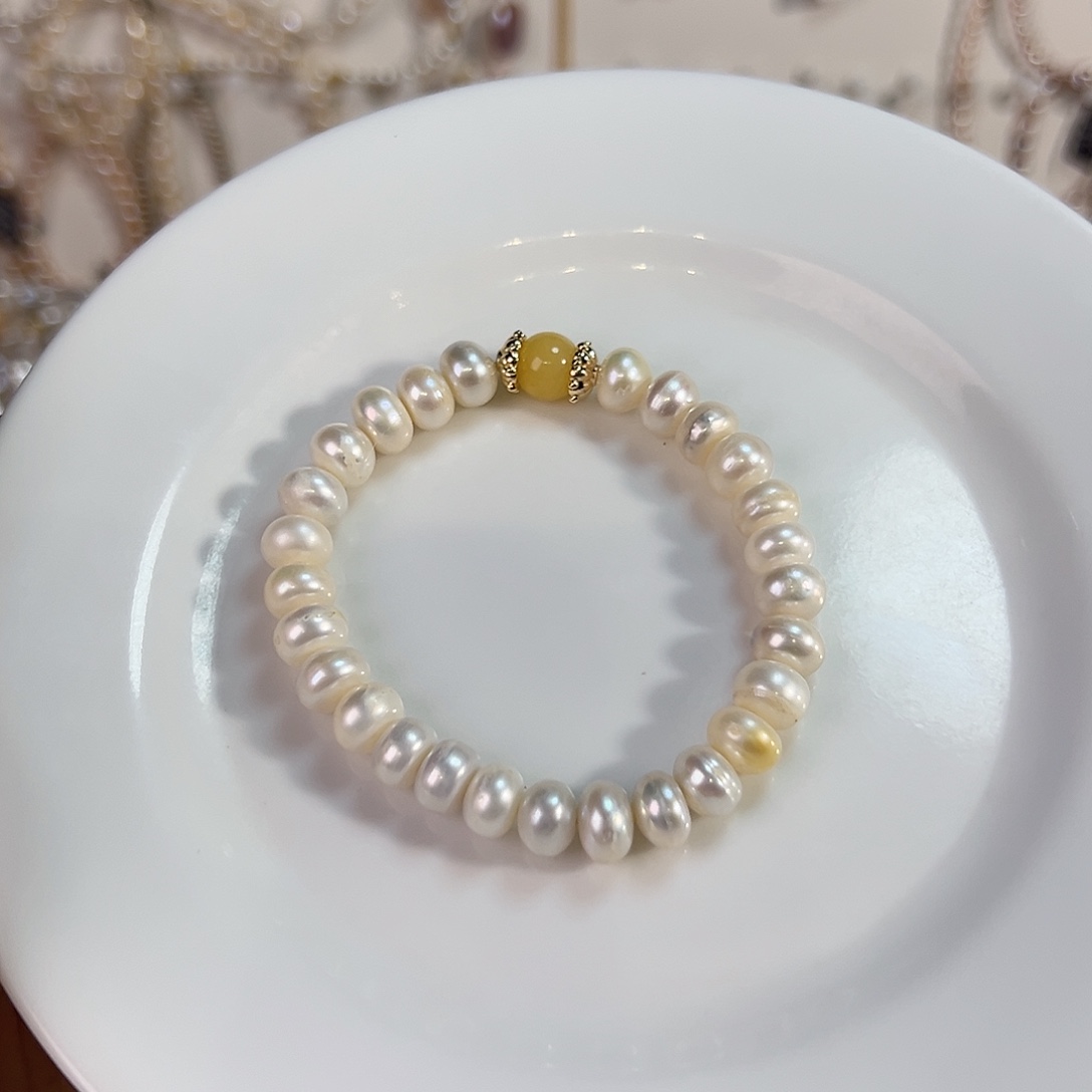 未镶嵌淡水珍珠耳饰未*央