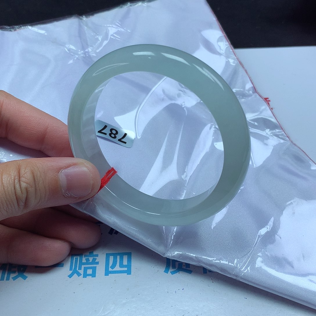 翡翠手镯未镶嵌56正圈