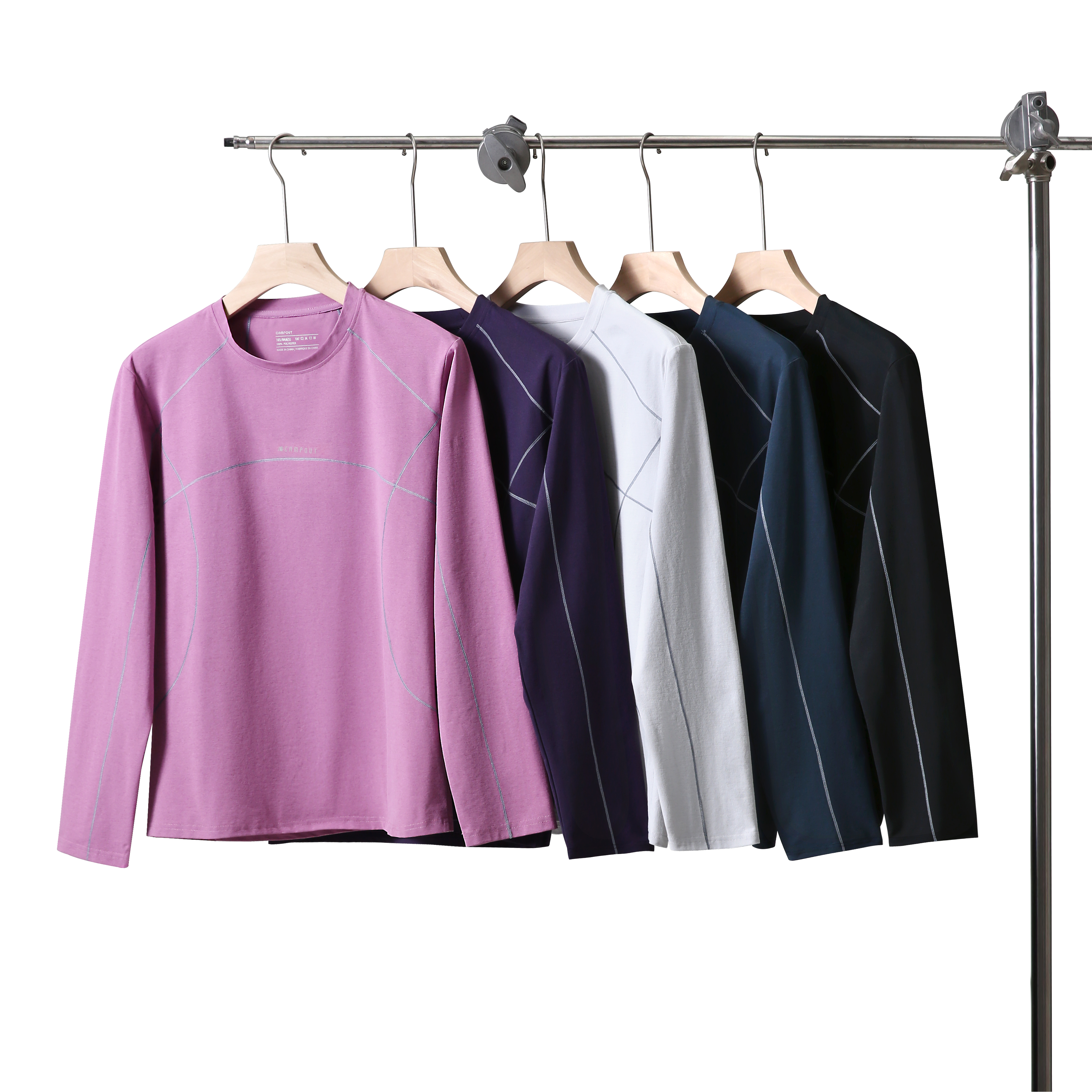 户外哈苏线显瘦运动长袖T恤秋季骑行打底衫上衣