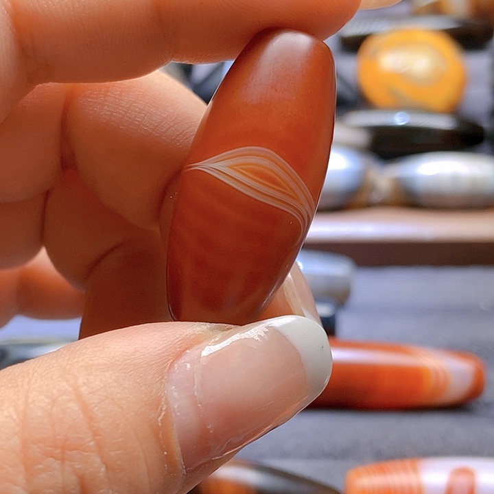 用***3玛瑙/玉髓未镶嵌吊坠(不含链)