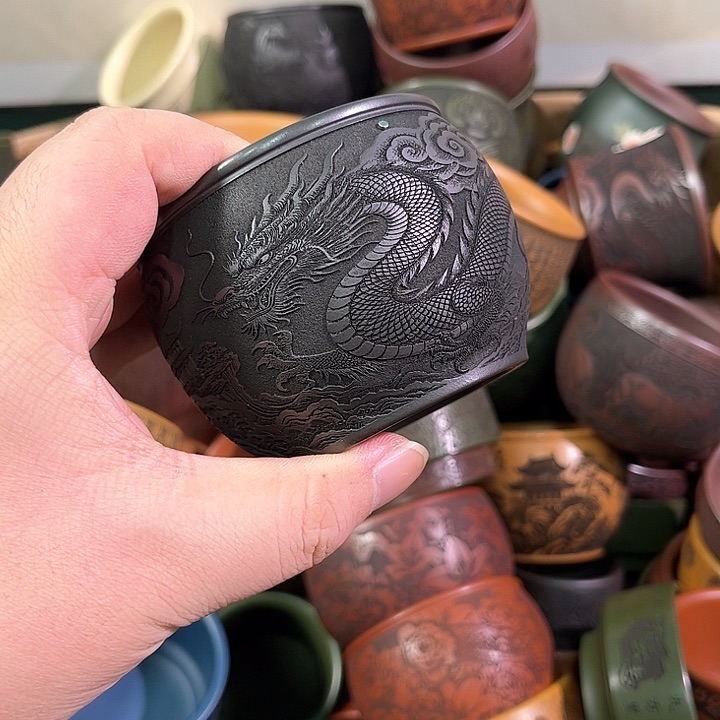 茶杯紫砂全手工紫砂主人杯