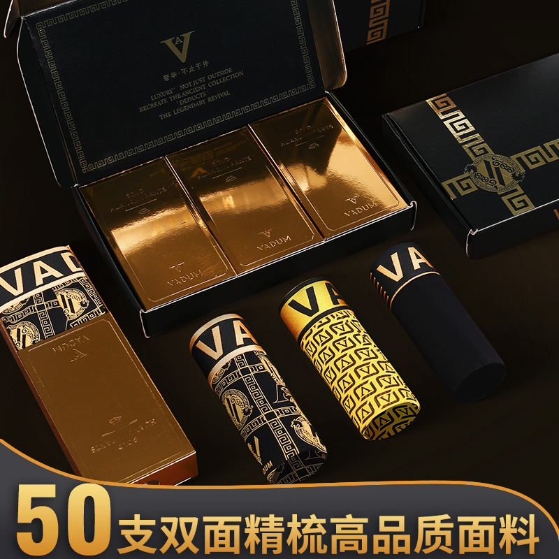 卡梵亚男士内裤透气磁石平角裤大码印花四角裤礼盒3条装
