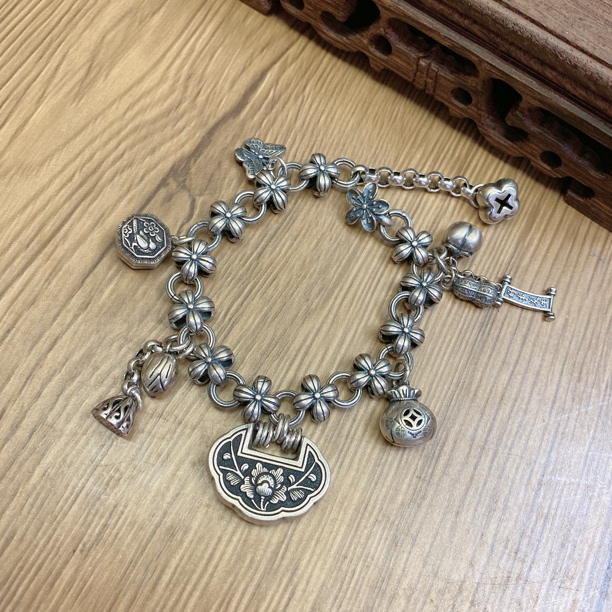 925银手链 英英手工制作银手链