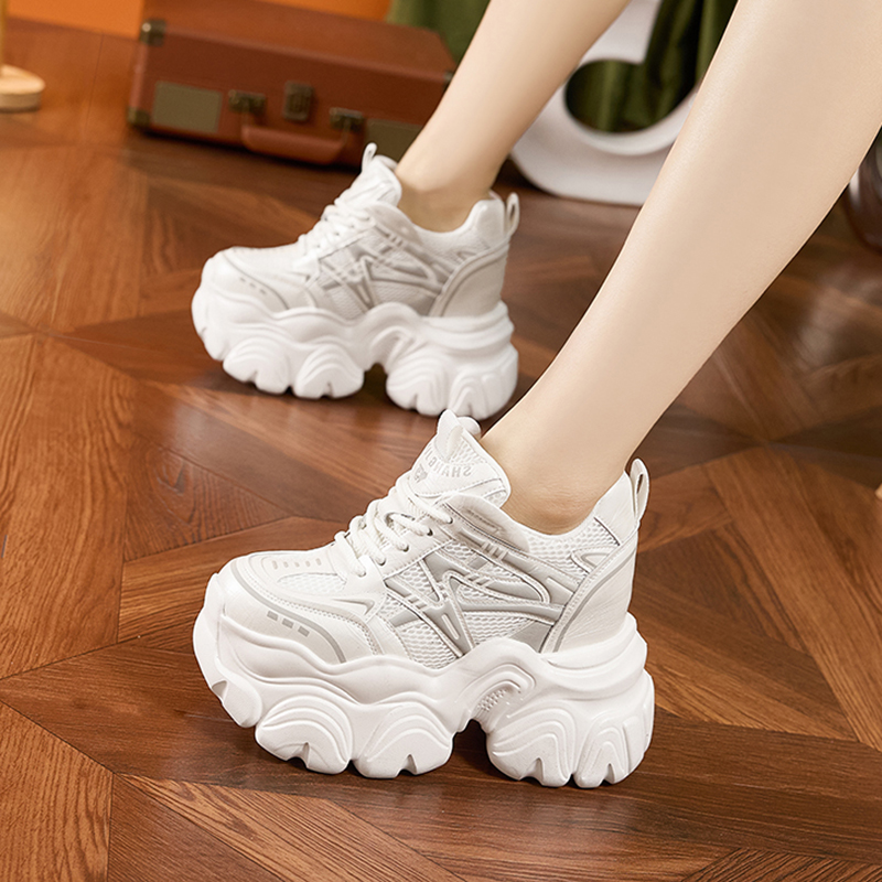 【增高10公分】老爹鞋2025春季新款百搭增高女鞋时尚休闲运动鞋子女
