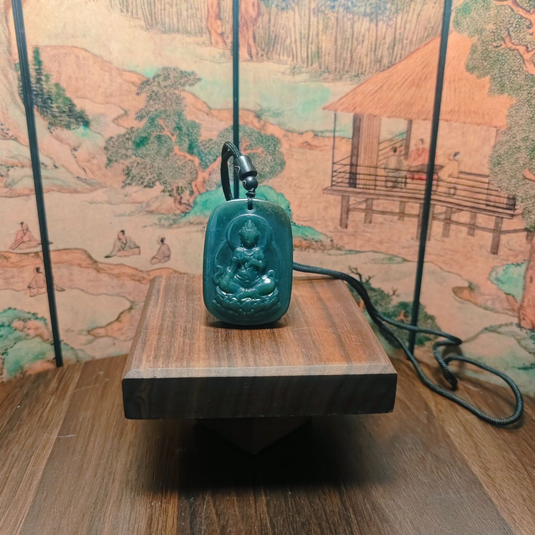 E和田玉观音吊坠0254