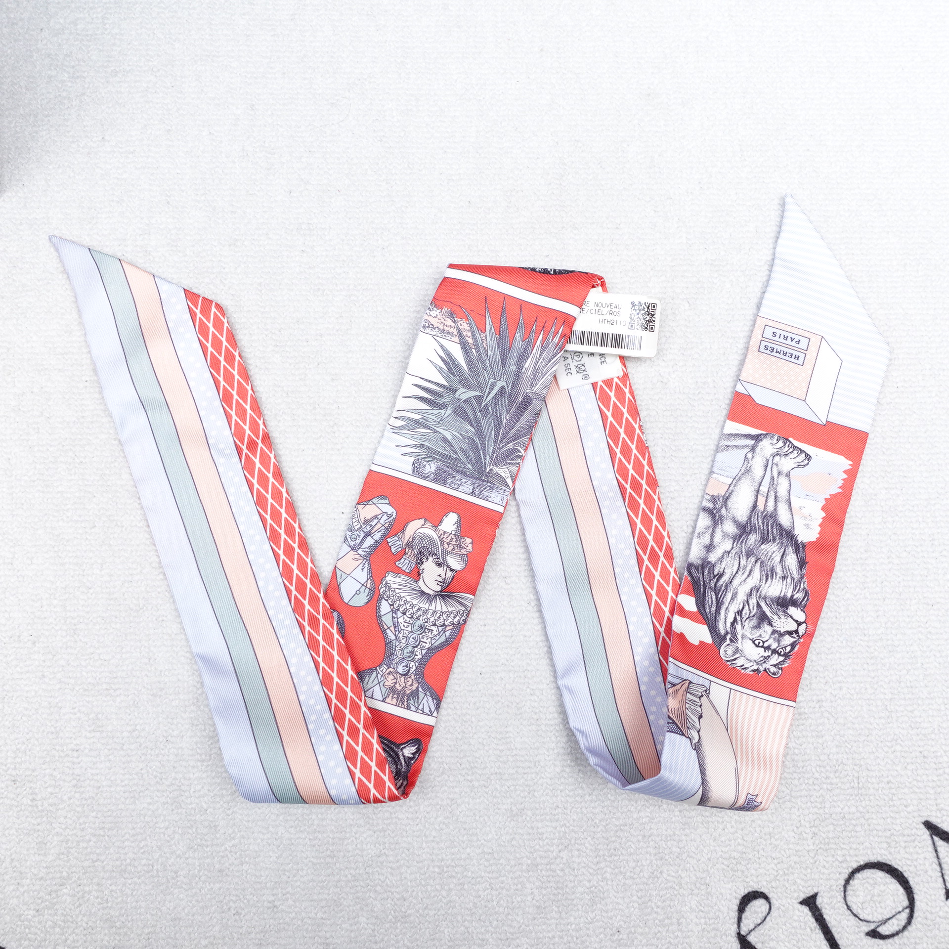 99新 Hermes/爱马仕 围巾/T10168464