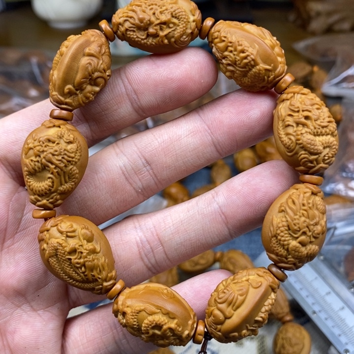橄榄核手串/手链橄榄核雕工艺手串