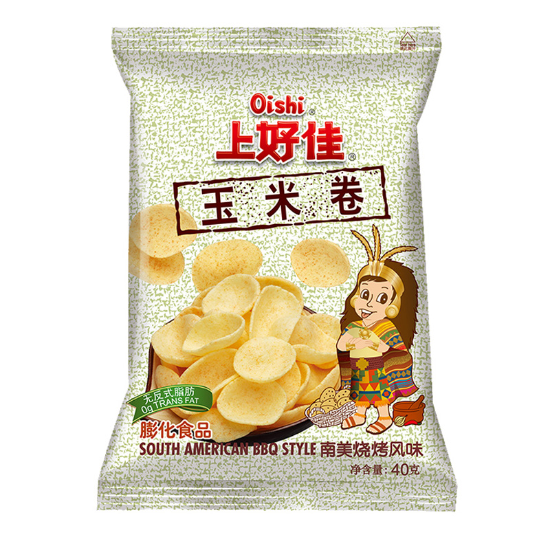 上好佳玉米卷32g南美烧烤风味/袋 7392