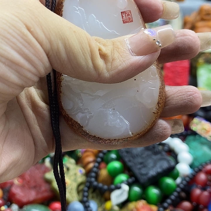 和田玉未镶嵌挂件