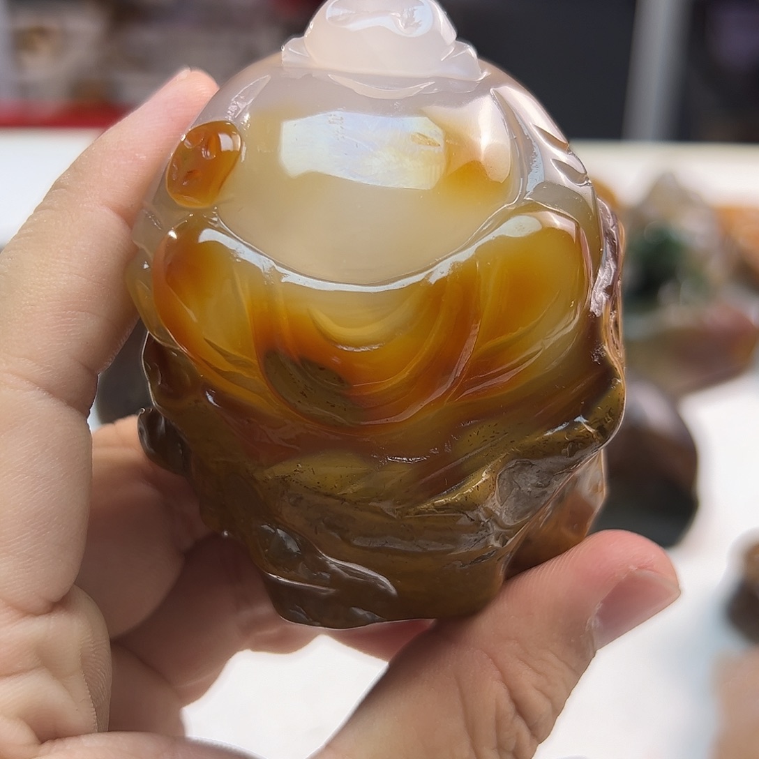 玛瑙/玉髓合金颈饰