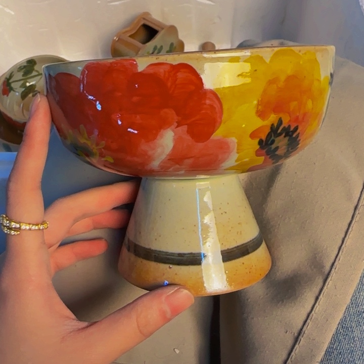 瓷片景德镇陶瓷手工手绘