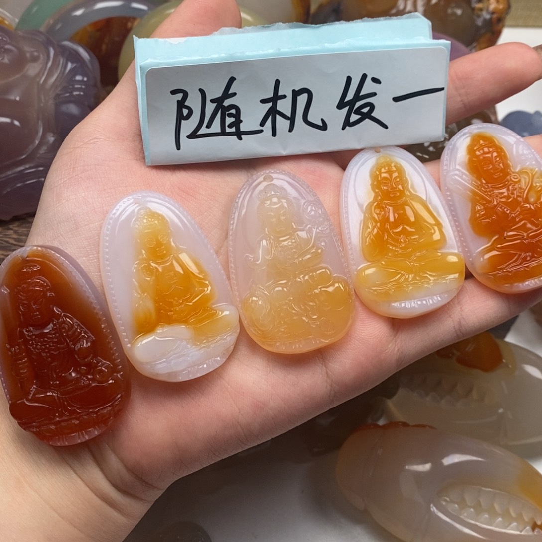 玛瑙/玉髓未镶嵌颈饰