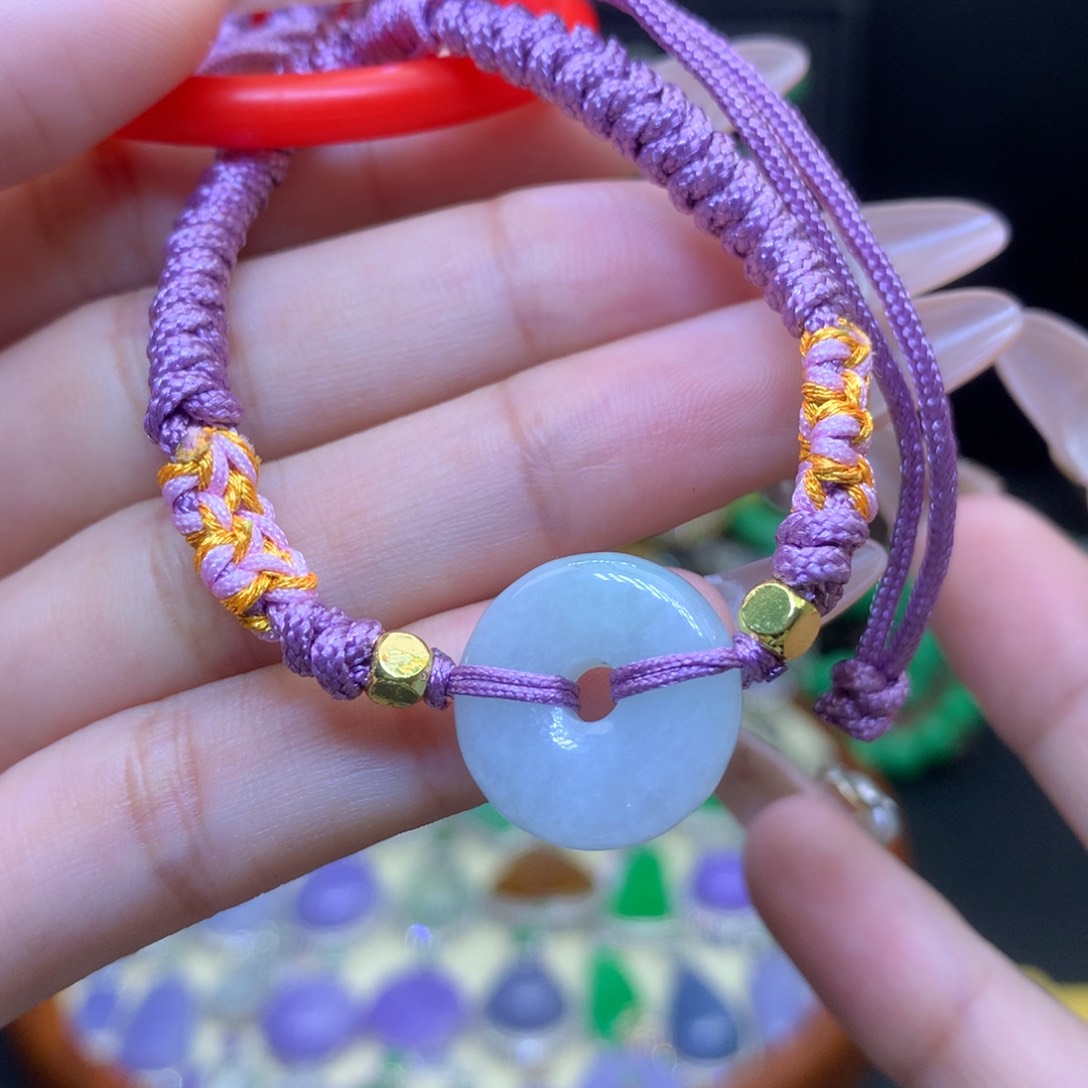 翡翠未镶嵌颈饰天然