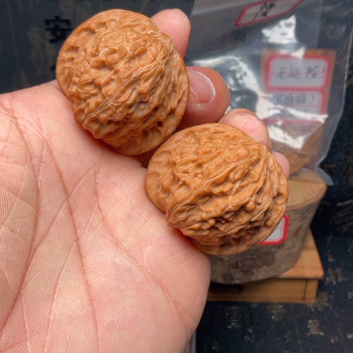 文玩核桃吊坠磨盘41全品