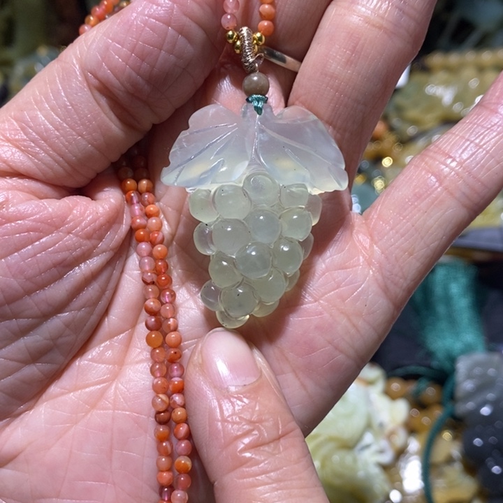 岫玉岫玉吊坠未镶嵌