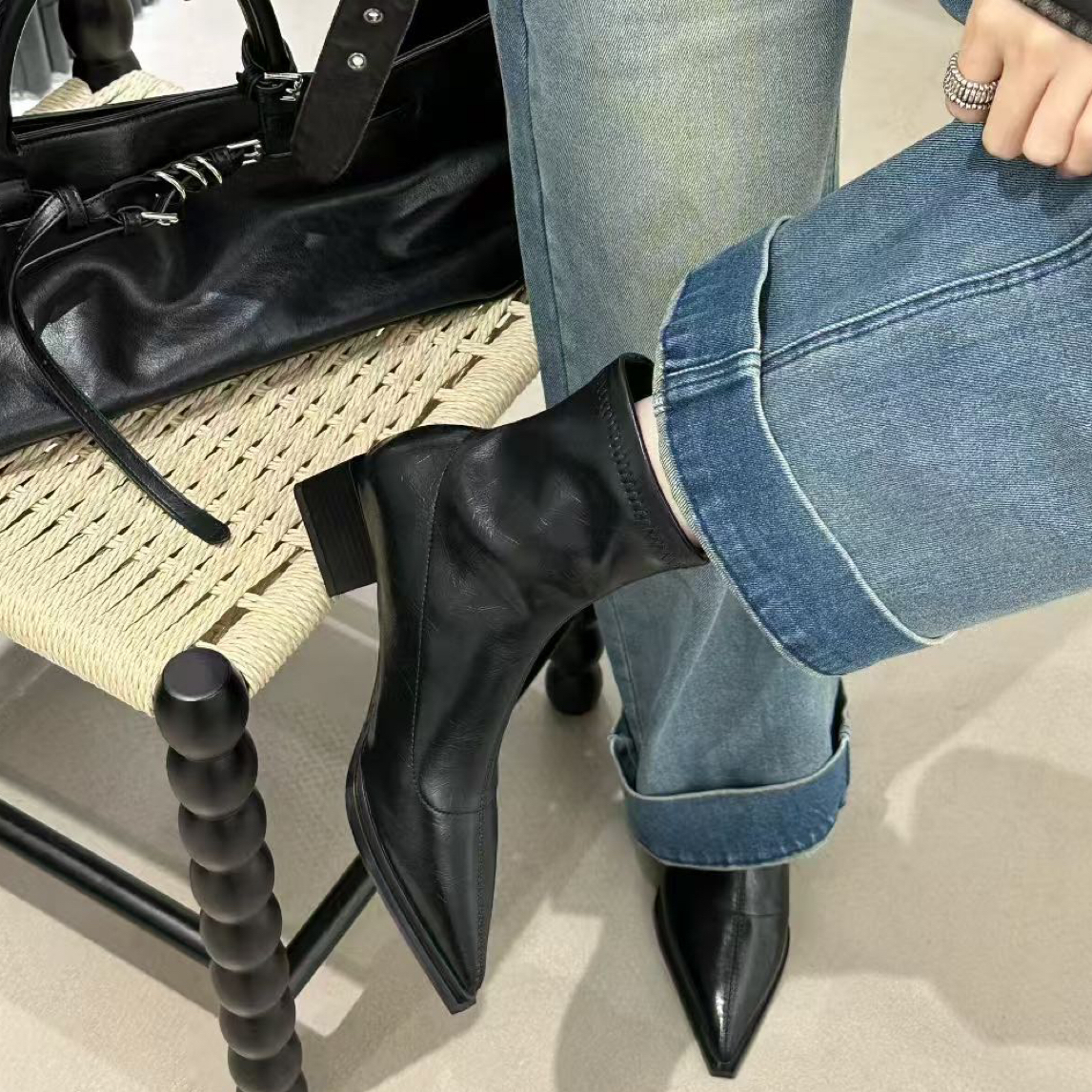 德妃推荐秋冬季粗跟鞋