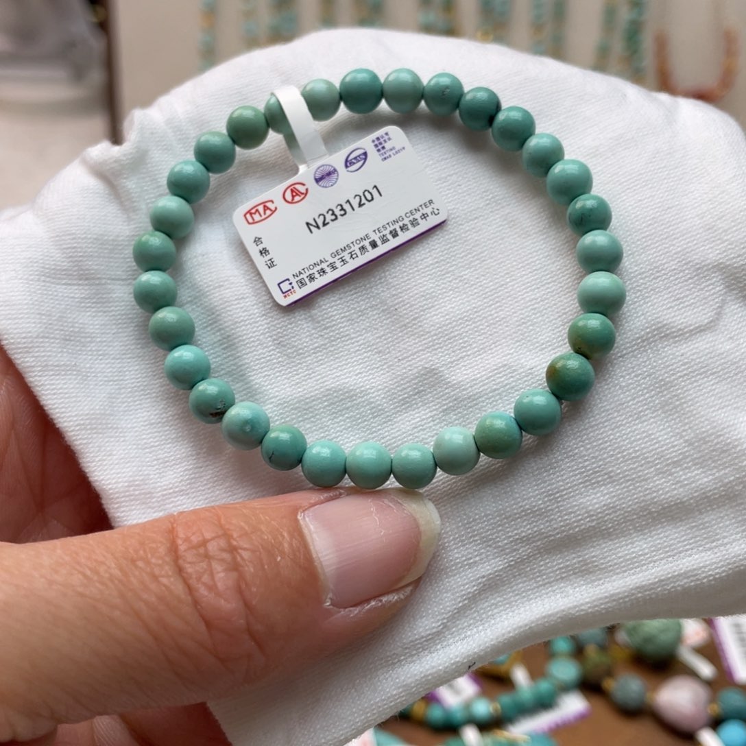 绿松石手串未镶嵌