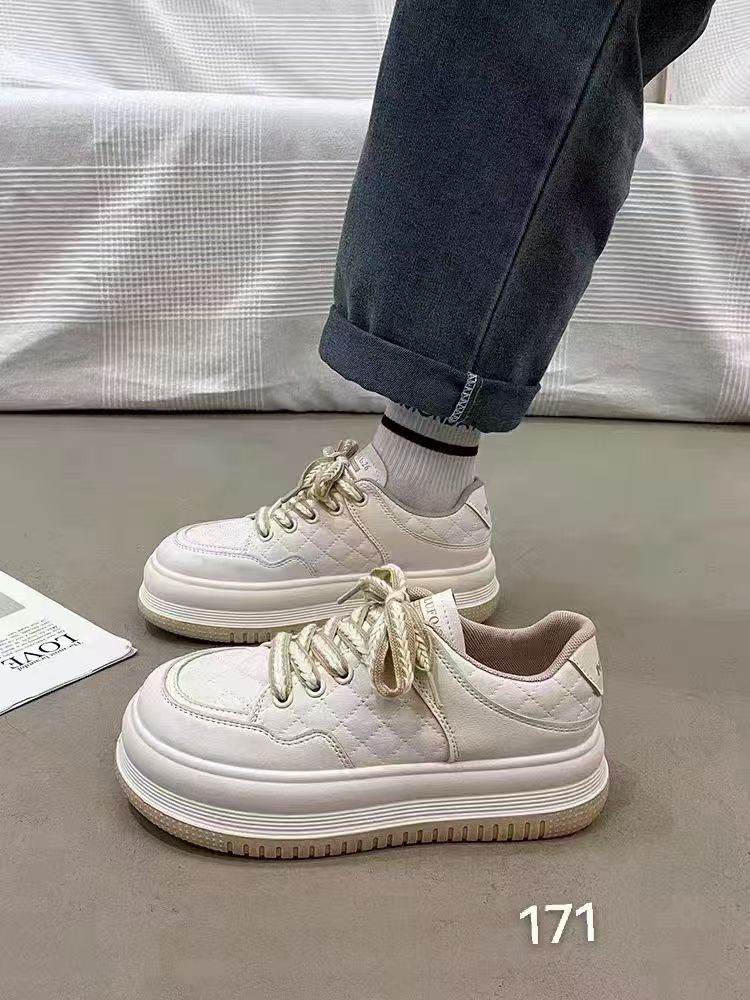 XD简约厚底板鞋W171