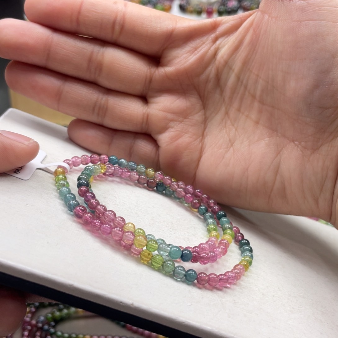 碧玺手串未镶嵌4.3mmmmmmmmmmmnnmmmmm