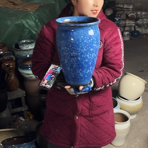 口20高31瑕疵盆子。