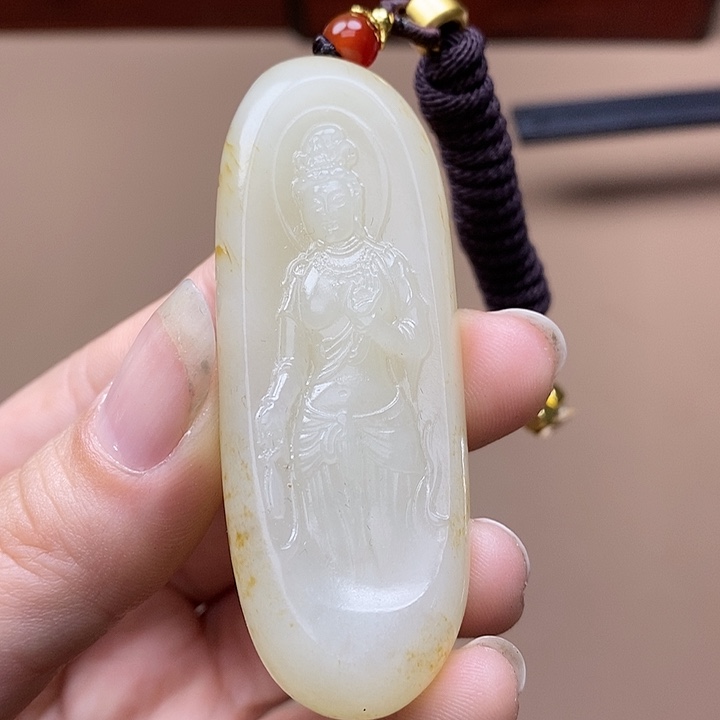 和田玉挂件未镶嵌F