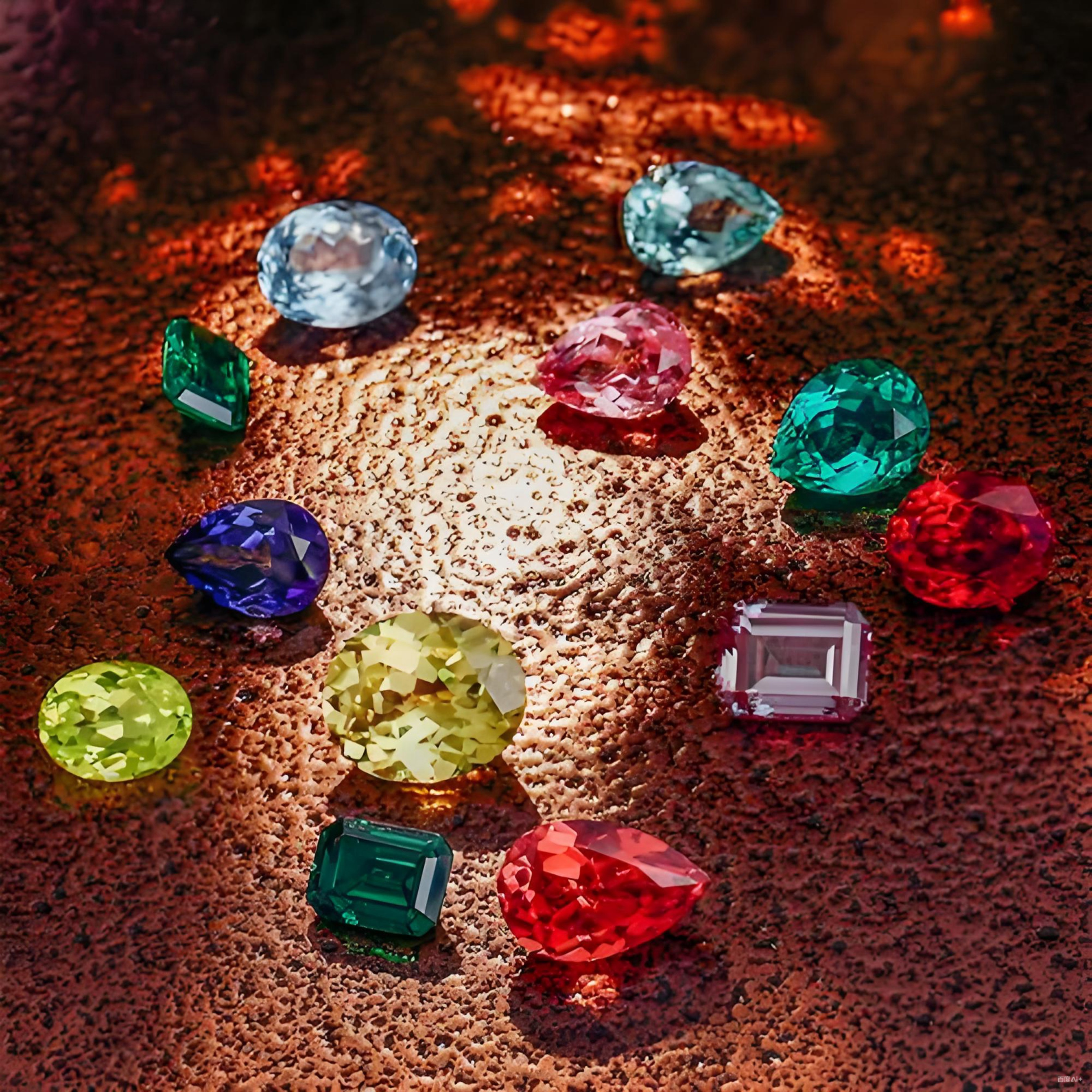 红宝石（处理）戒指、手链、吊坠、耳饰气质轻奢优雅专属定制款