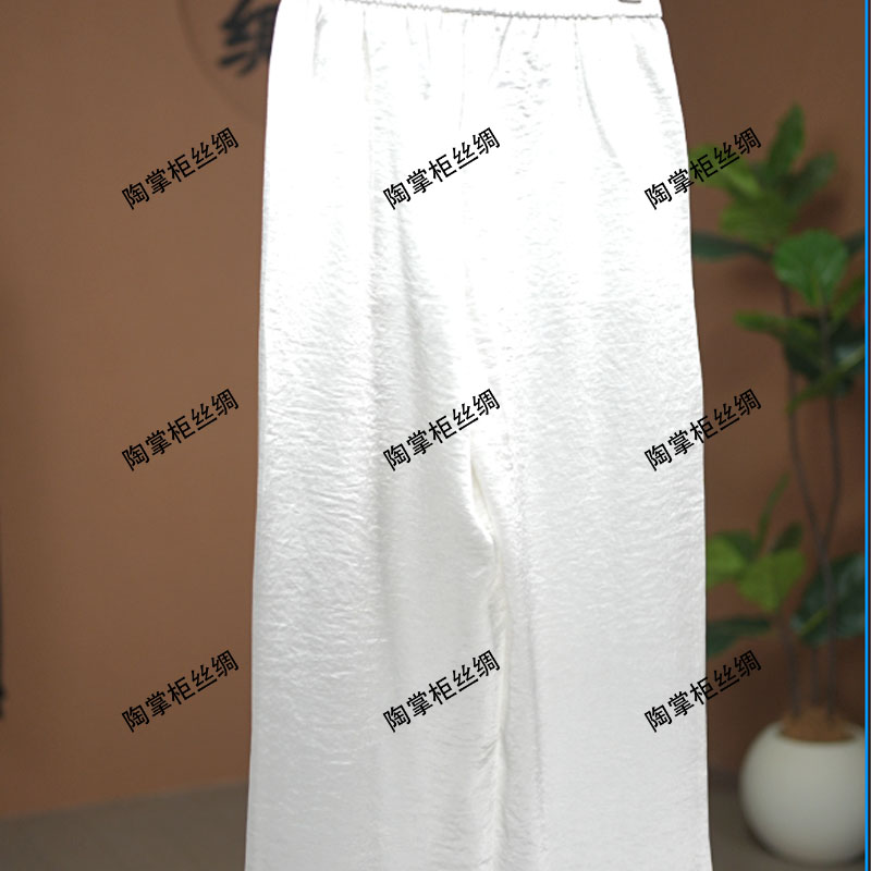 大码阔腿裤女薄款高腰垂感直筒裤-2551