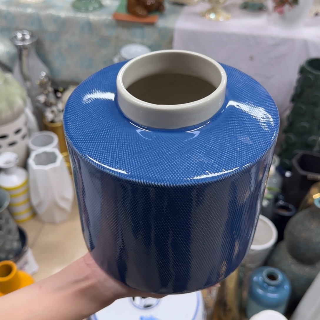 瓷片陶瓷工艺花瓶摆件