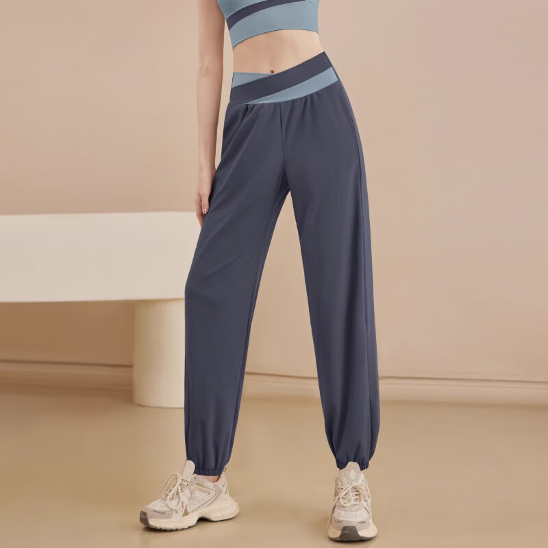 健身裤春夏宽松高腰跑步训练束脚瑜伽服女2025新款普拉提运动