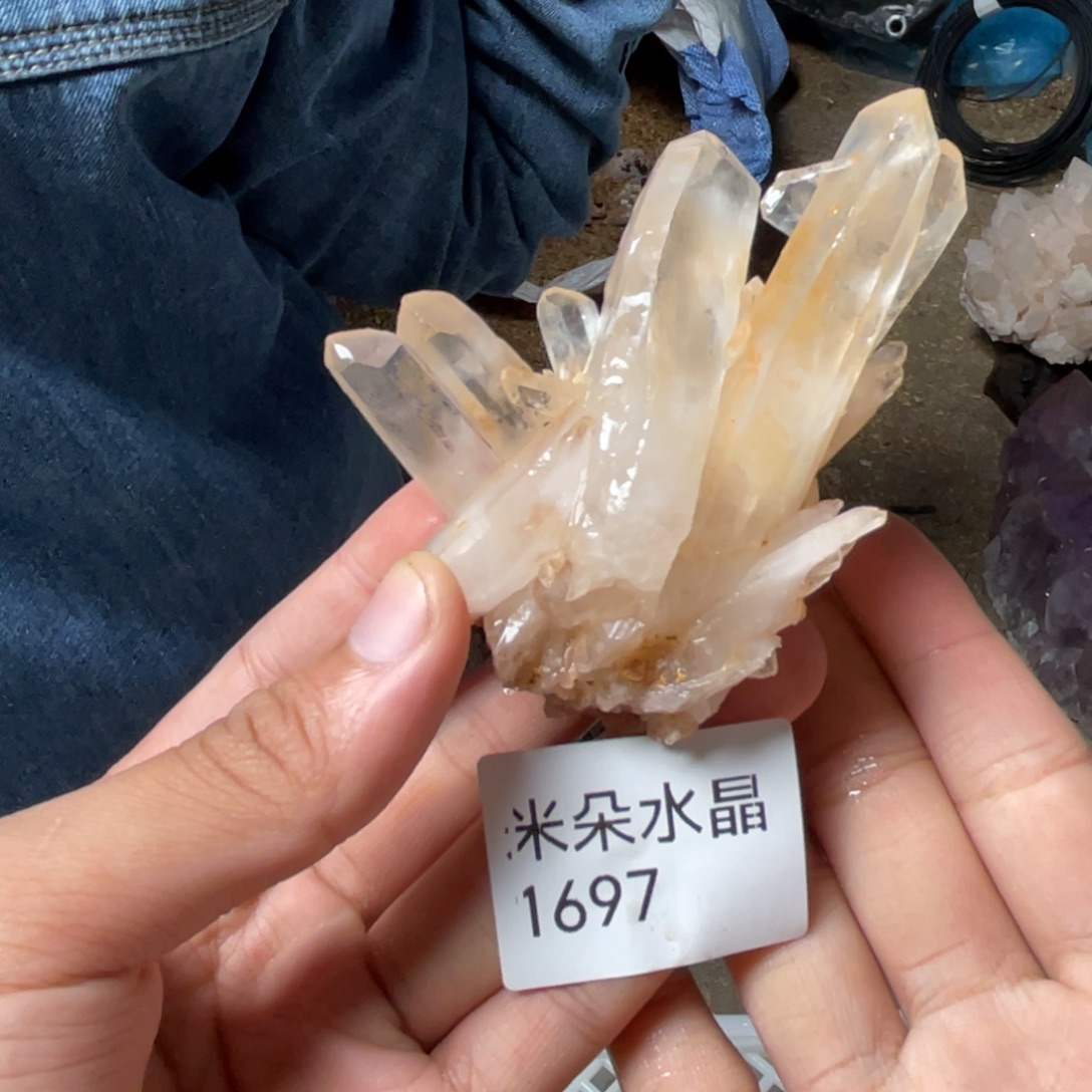 瑶***光珠宝半成品水晶未镶嵌