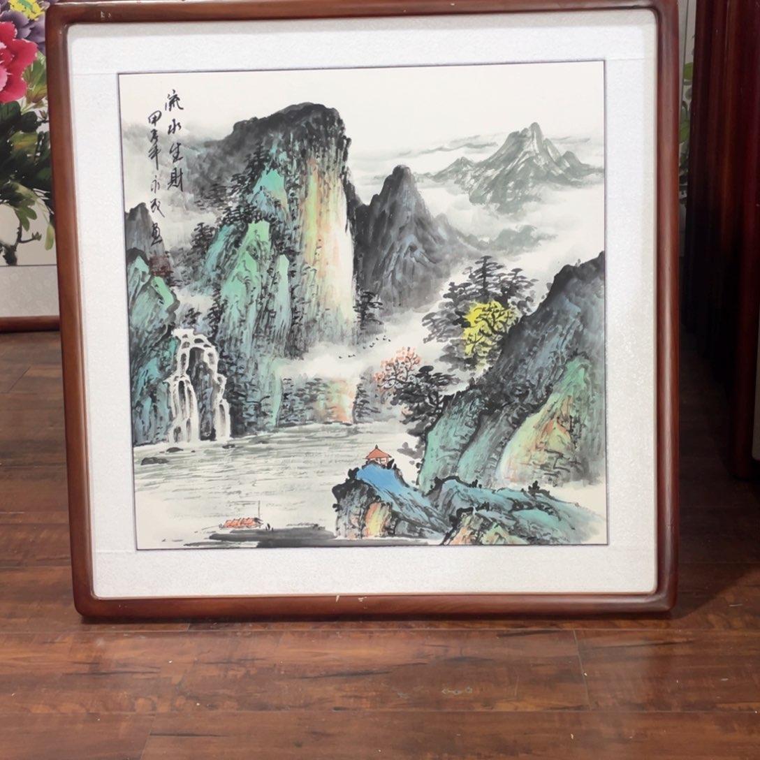 国画带框尺寸63*63厘米