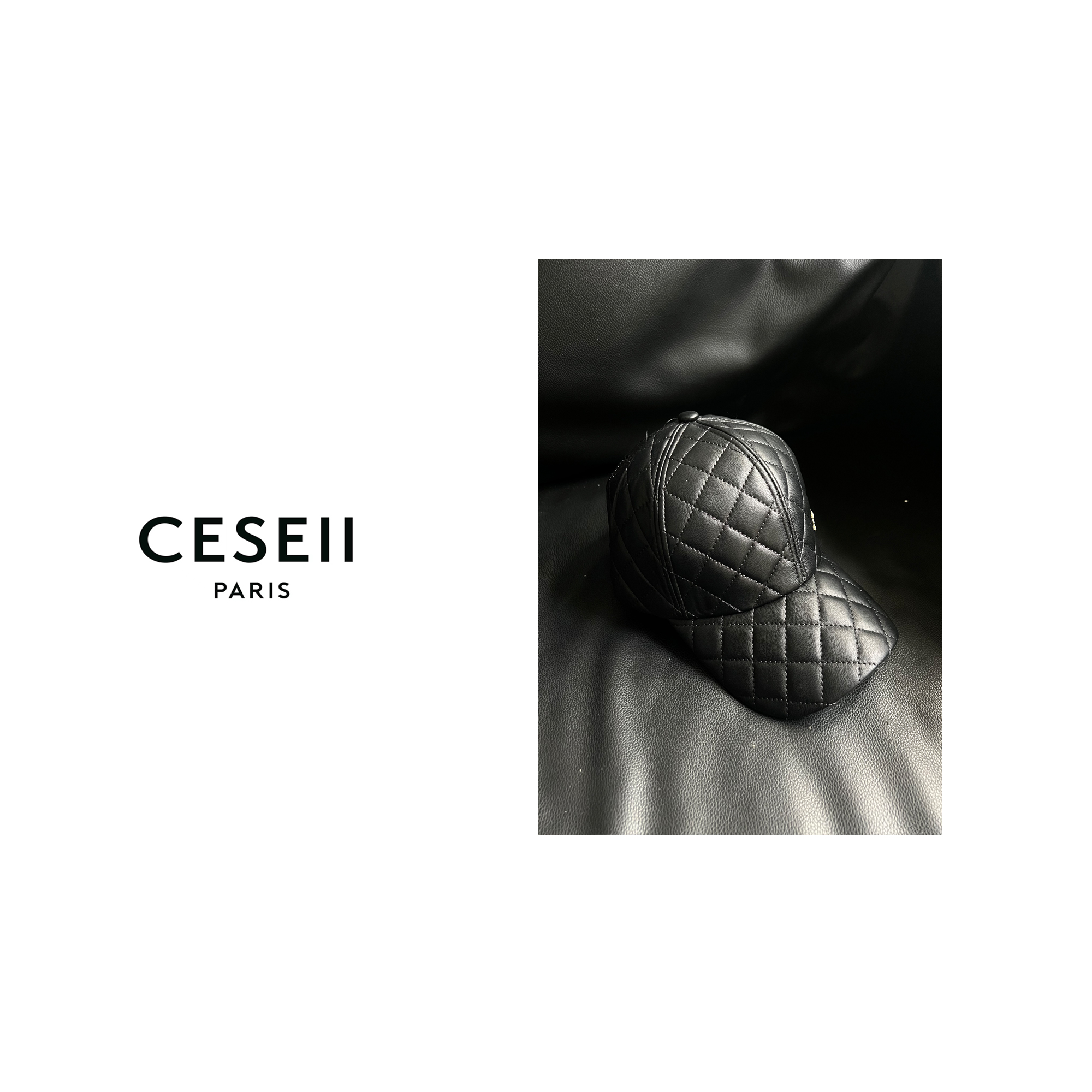 【XJ1349】CESEII时尚百搭男女同款经典菱格棒球帽