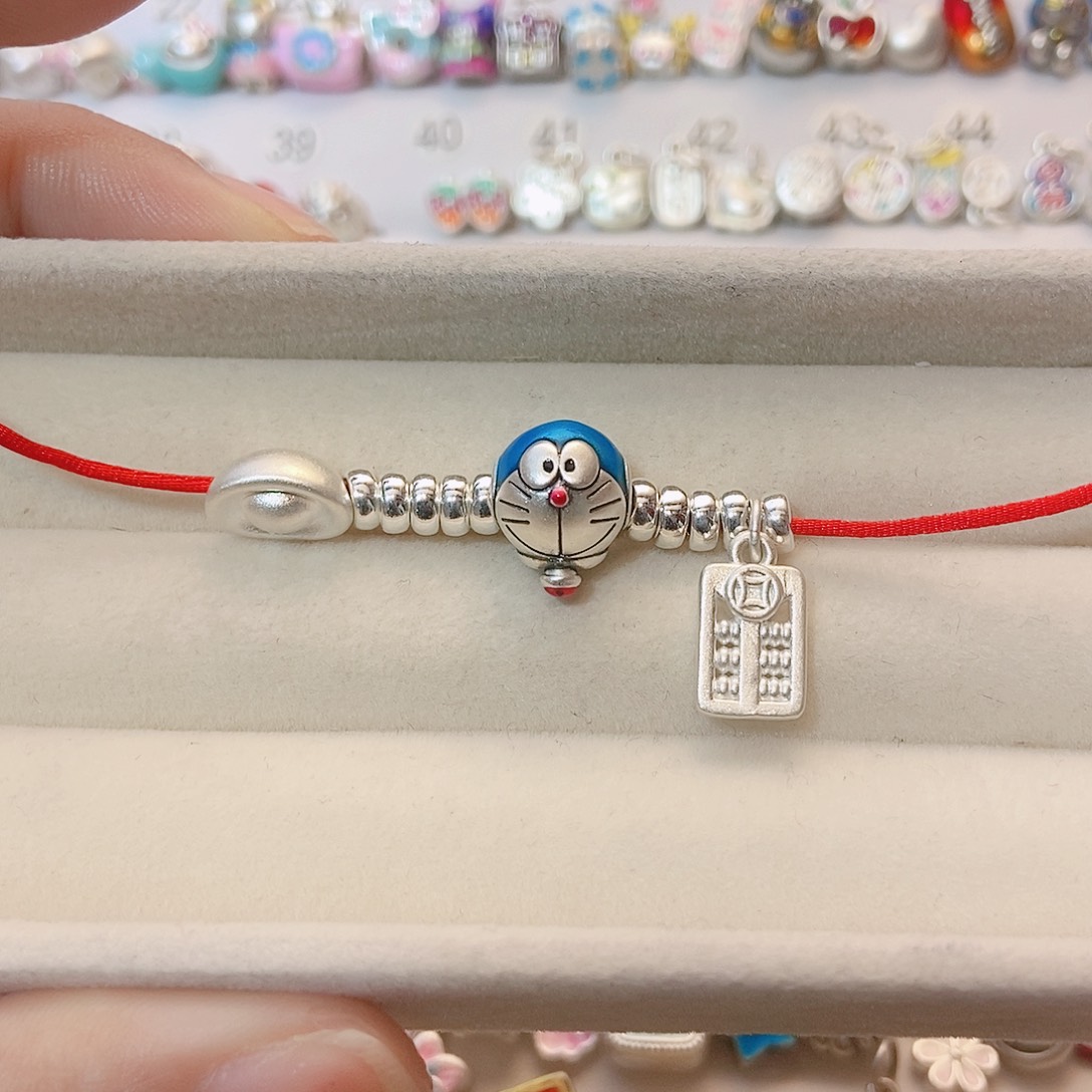 珐琅纯铜足银999配件