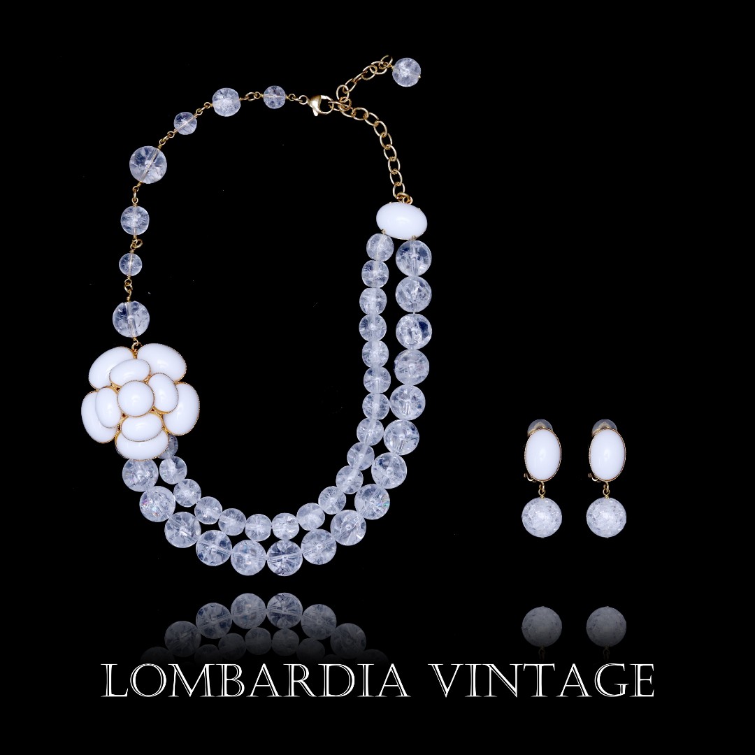 合金项链 法产 PF 几何元素 像素拼接感系列 琉璃项链