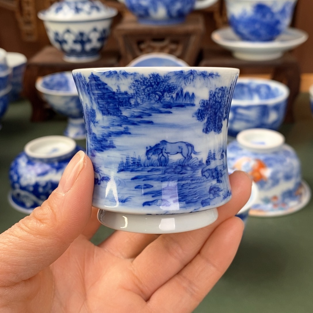 杯景德镇陶瓷手工手绘