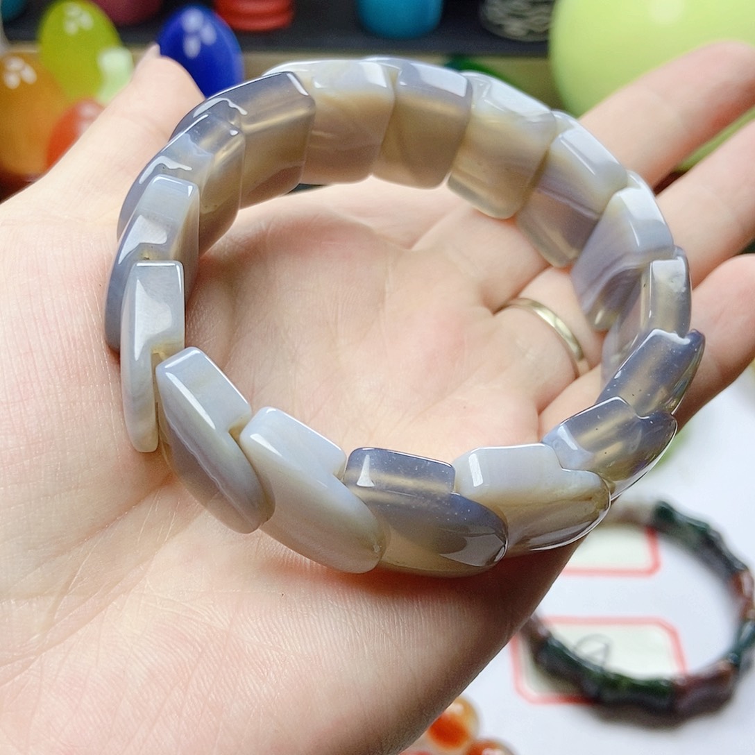 玛瑙/玉髓手链未镶嵌用****1