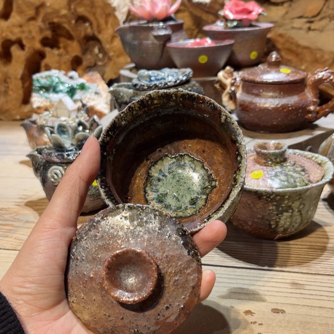 【闪购商品】柴烧茶具纯手工盖碗207