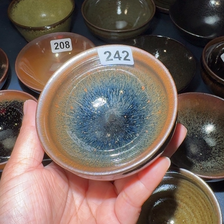 小雨茶盏手工柴烧