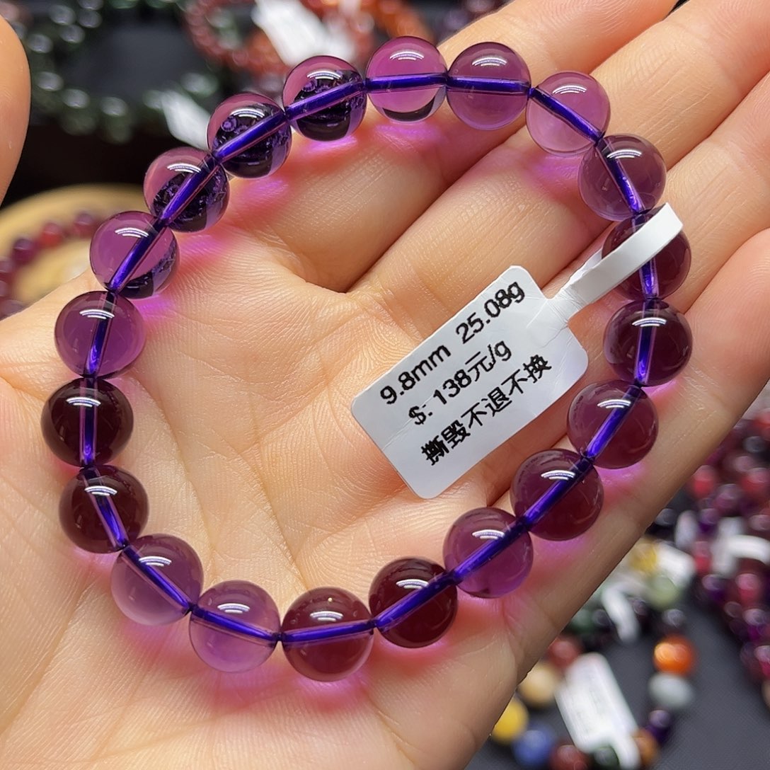 水晶手链未镶嵌天然水晶