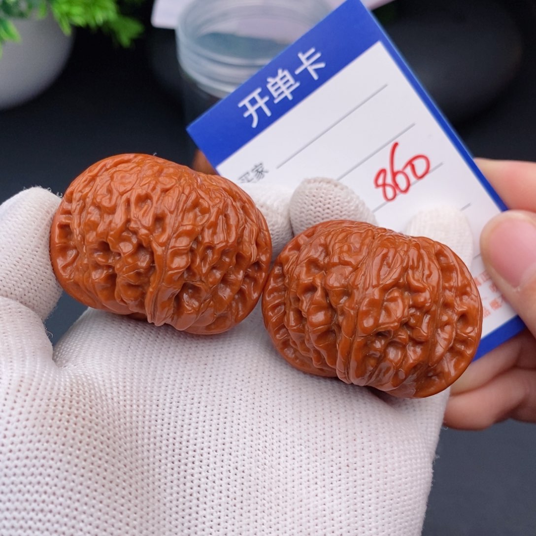 文玩核桃把件43磨盘860