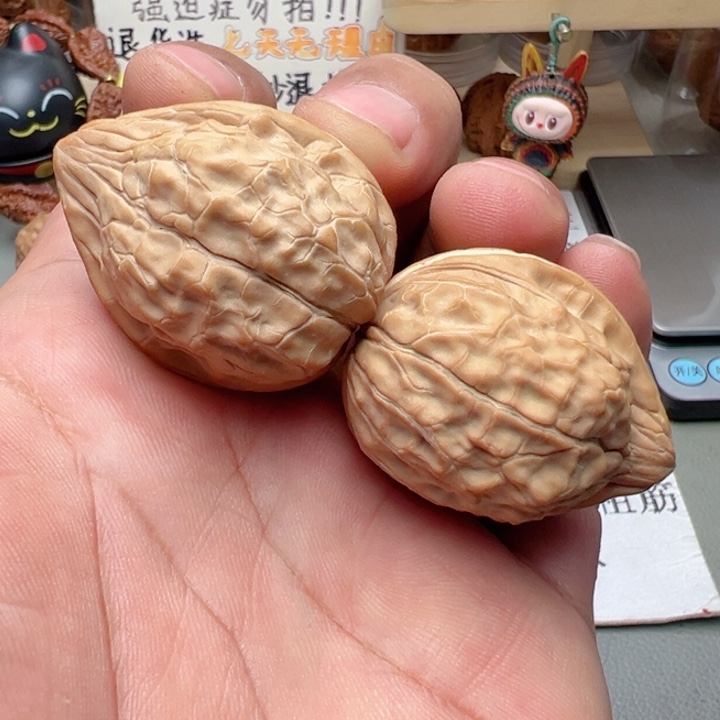 文玩核桃吊坠33+全品龟甲纹