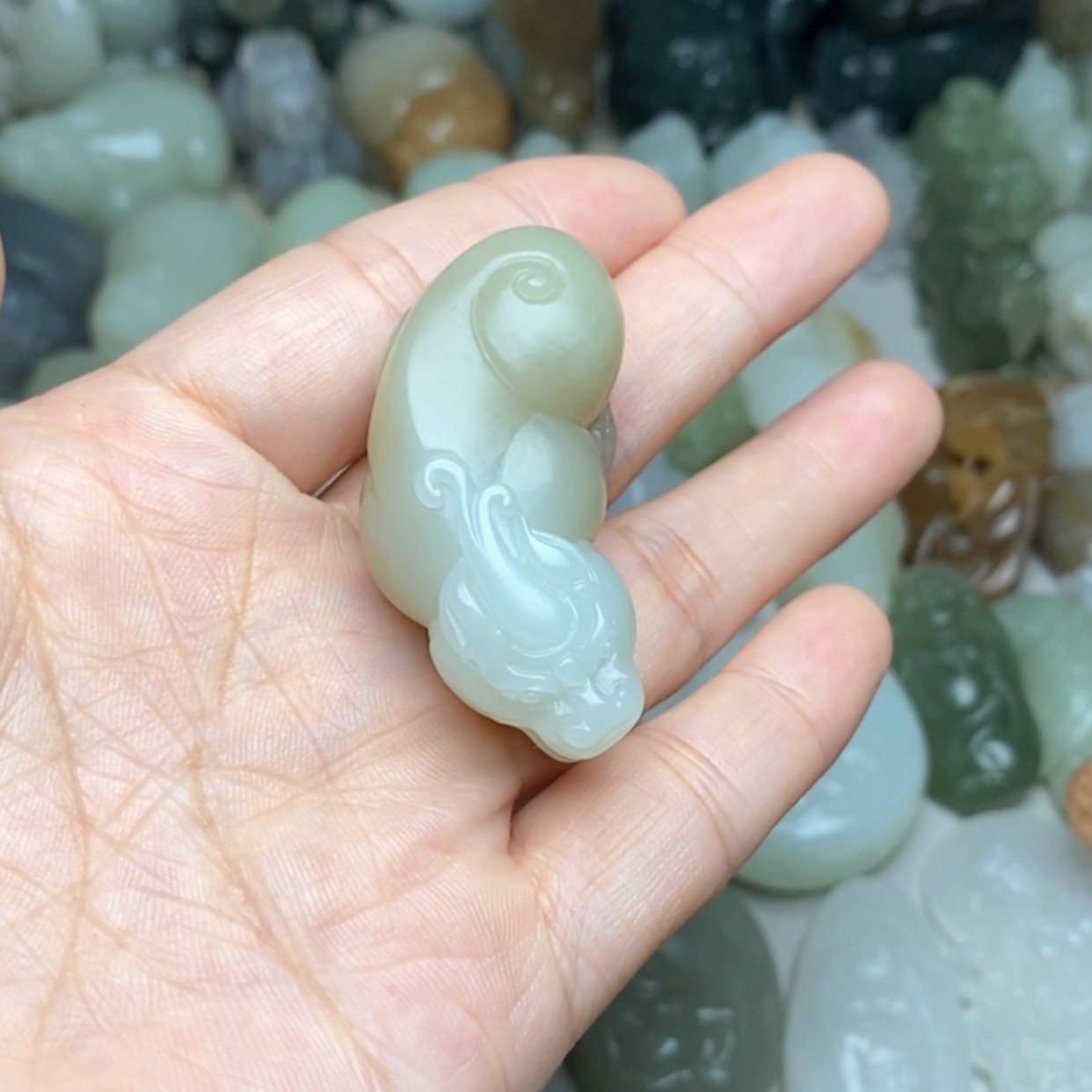 【闪购商品】未镶嵌和田玉挂件星**尘